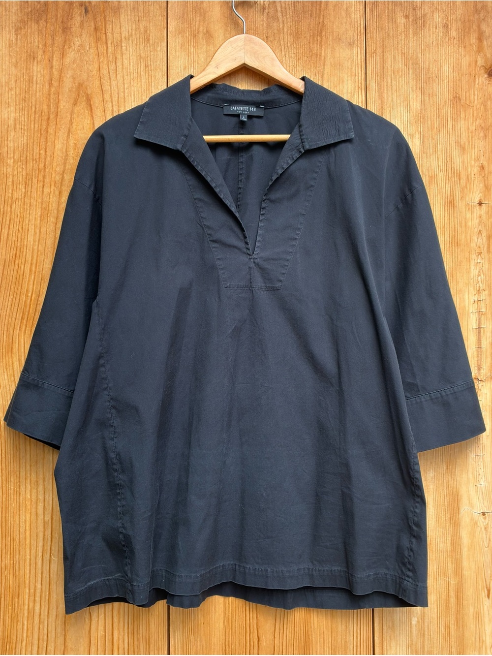 Lafayette 148 Black Tunic Sz Large